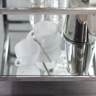 Belham Living Iris Chrome Bar Cart